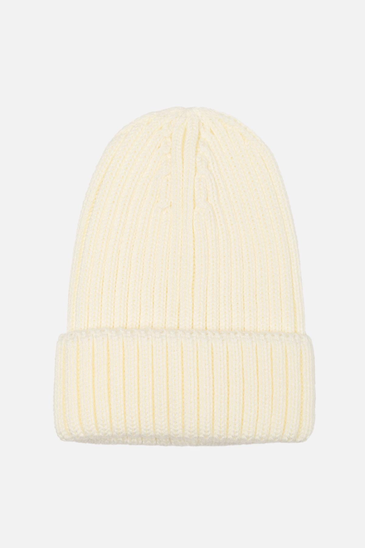 Шапка для дівчинки 54-56 см Молочний (24100009)