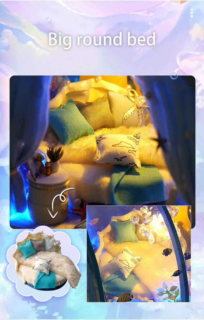 Ляльковий будиночок Ocean house з підсвічуванням 16х18х14,5 см (VA-Dollhouse) - фото 8 Ляльковий будиночок Ocean house з підсвічуванням 16х18х14,5 см (VA-Dollhouse) - фото 8