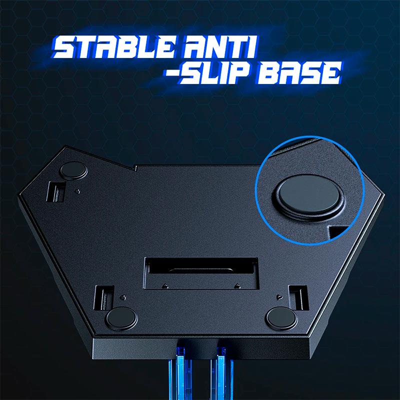 Підставка настільна для навушників Onikuma Headphone Holder ST-3 blue - фото 9