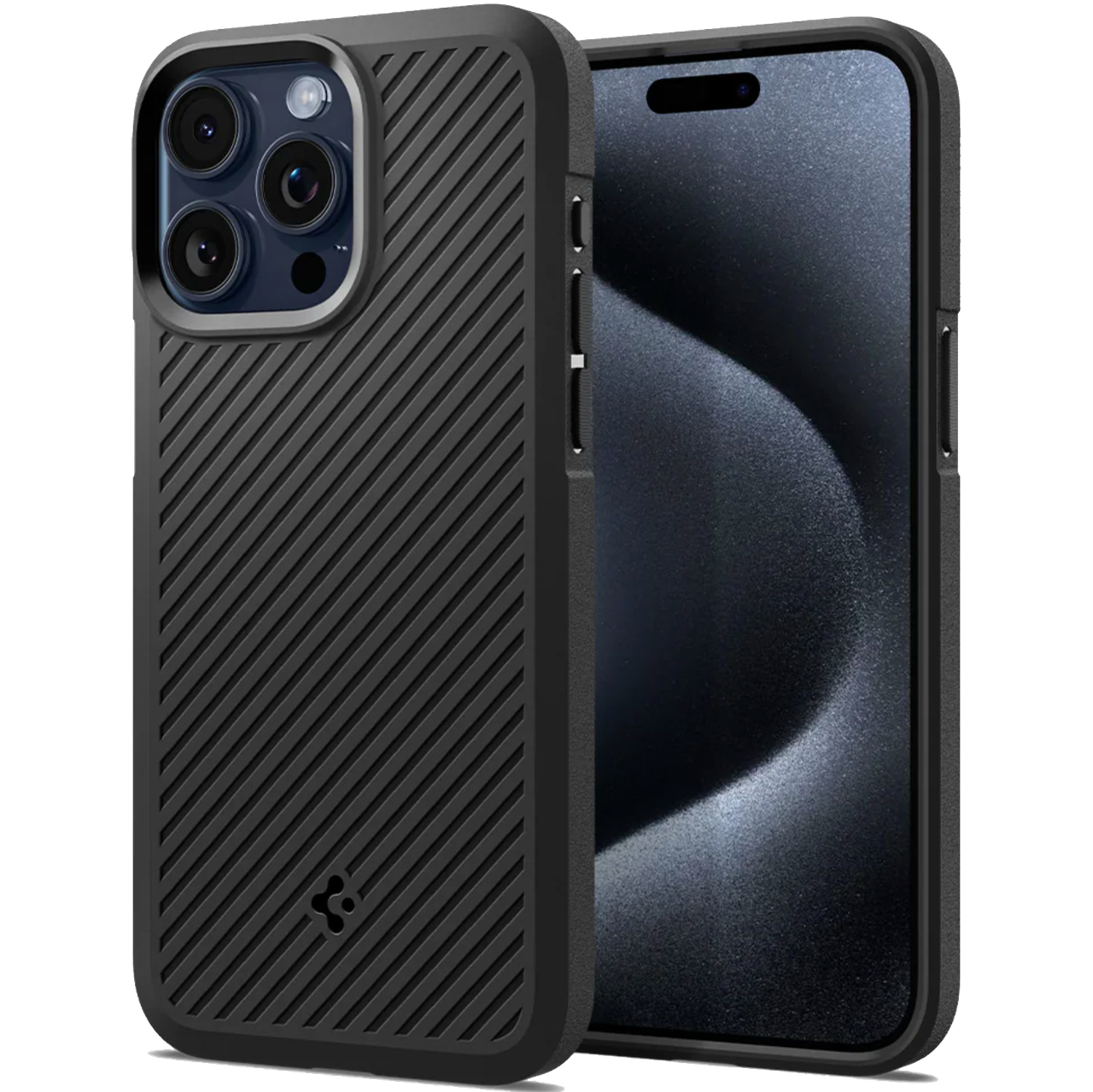 Чехол накладка Spigen Core Armor Case for iPhone 15 Pro Max Black (ACS06441)