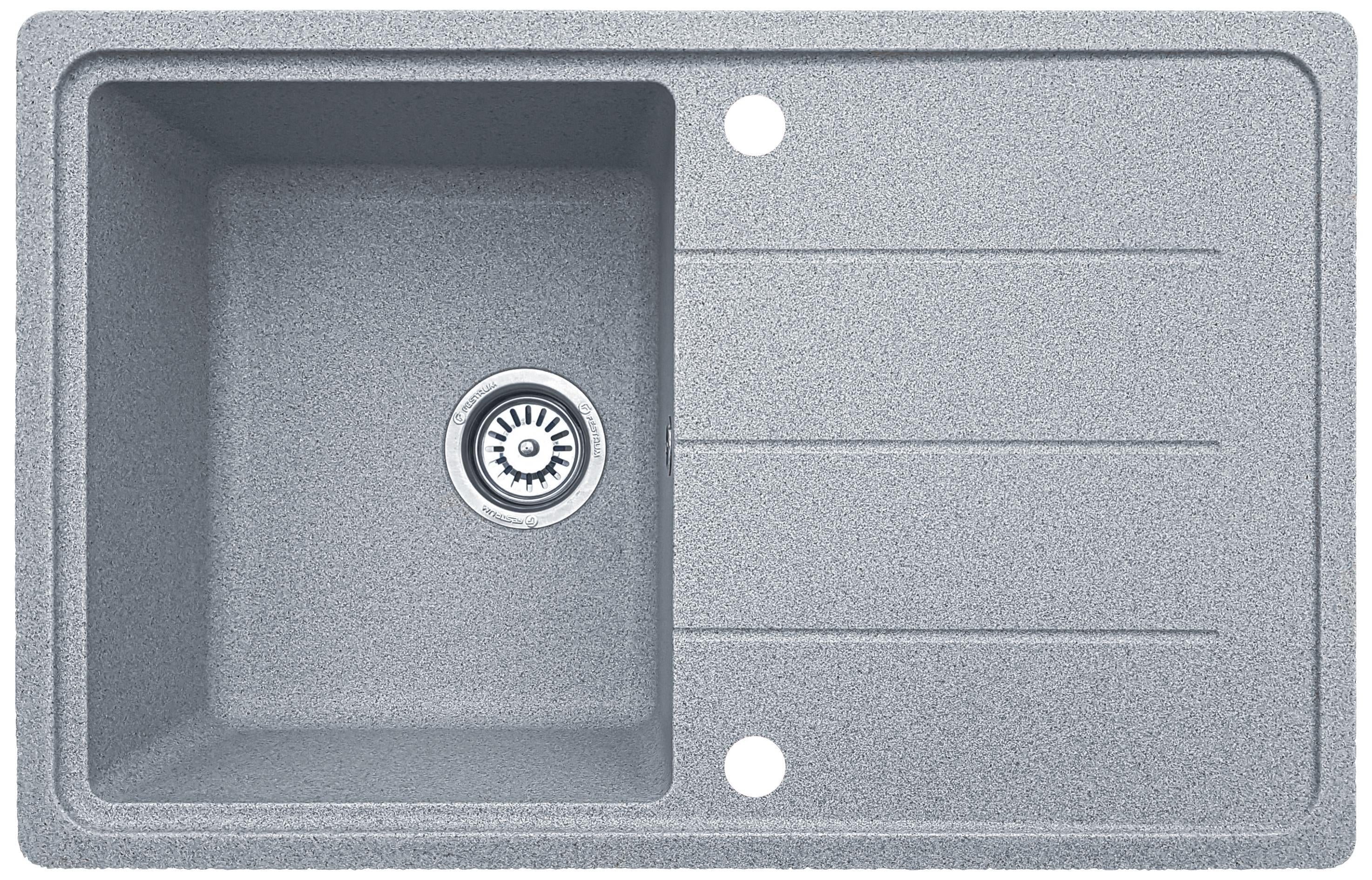 Мийка кухонна Valetti 24D 780x500 мм Сірий