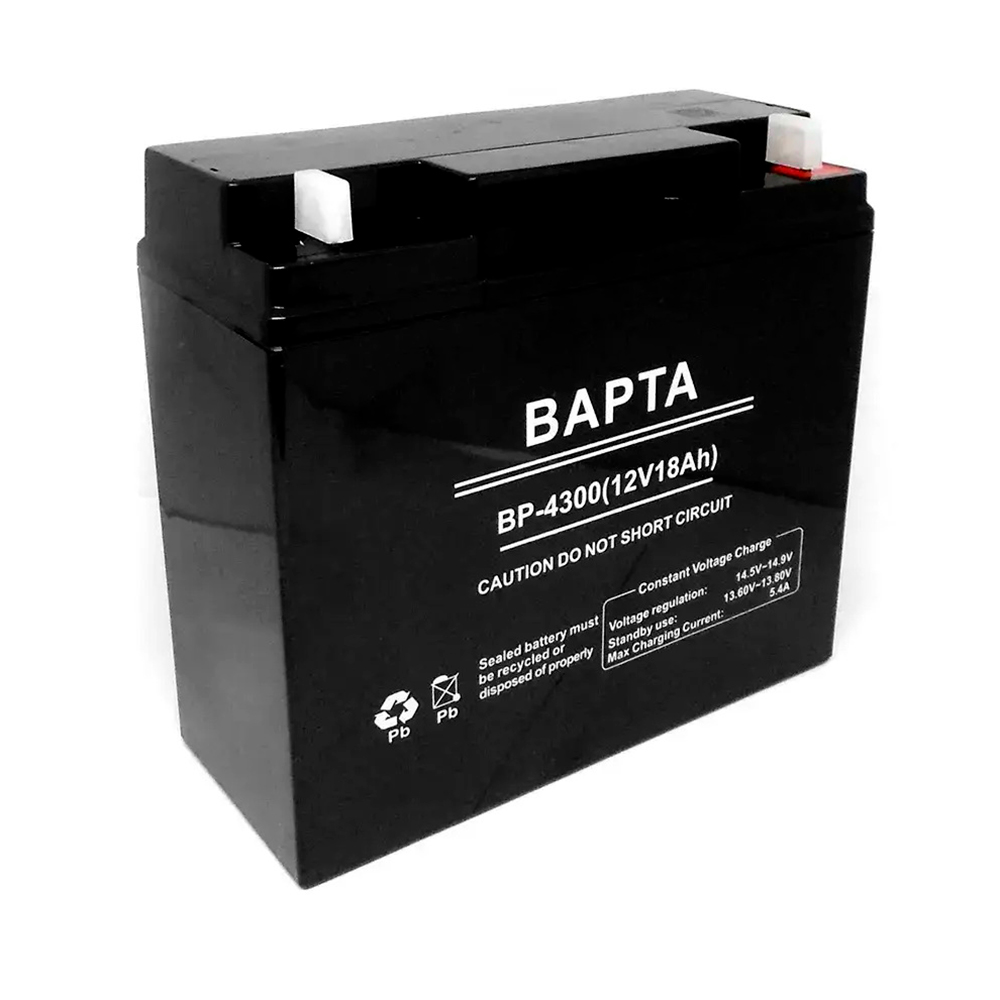 Акумулятор Варта 12V 18 Ah Black Q4 стартерний для автомобіля (38639)