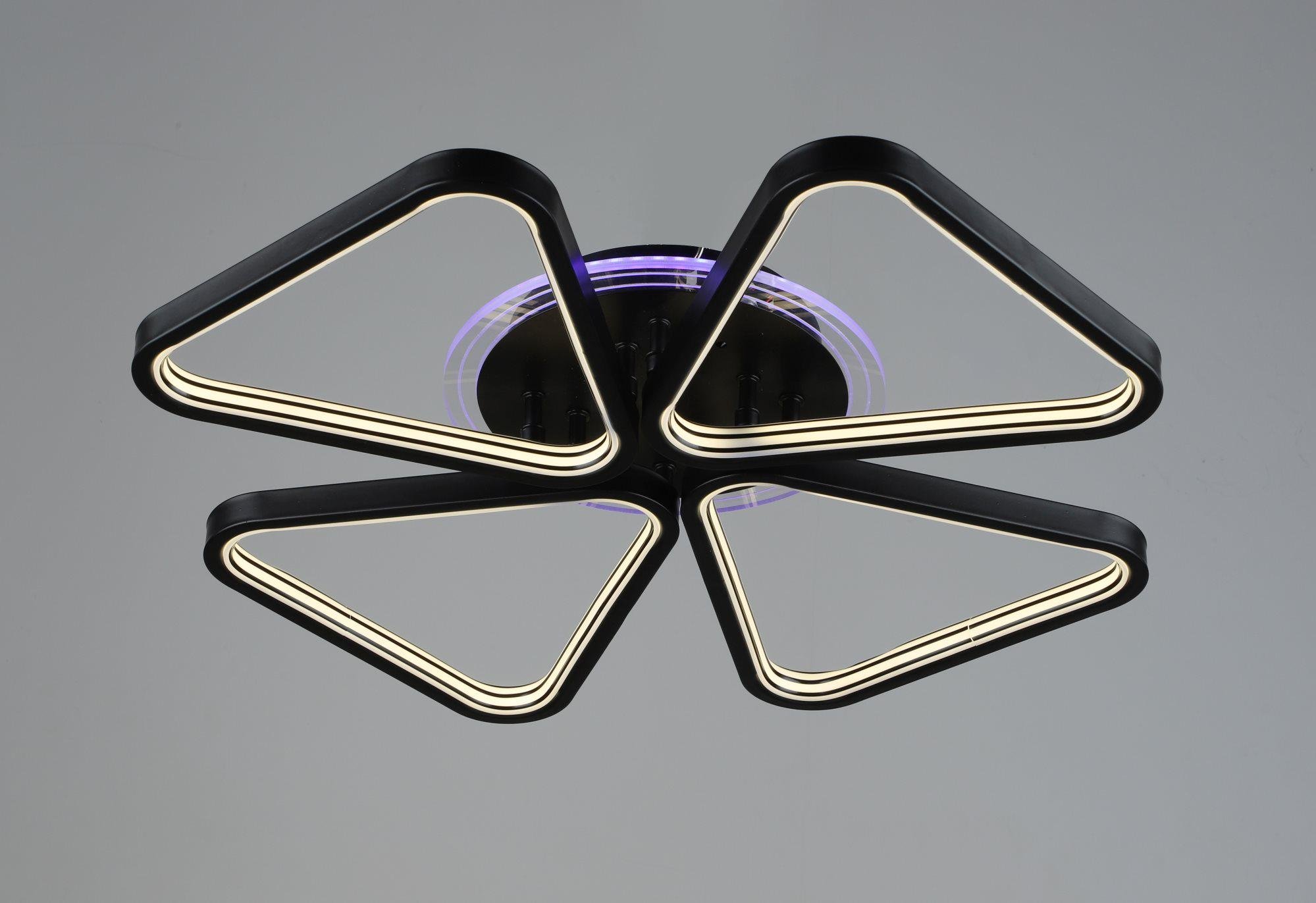 Люстра светодиодная акриловая Sirius B YH921/4 BK Черный