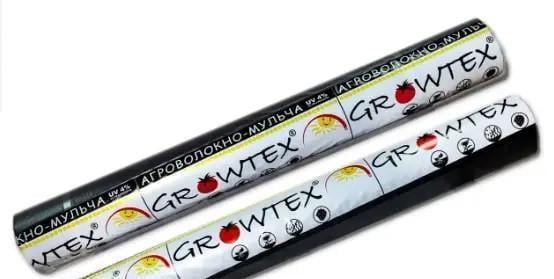 Агроволокно Growtex від бур'янів 100 г/м2 1,07х50 м Чорний - фото 2 Агроволокно Growtex від бур'янів 100 г/м2 1,07х50 м Чорний - фото 2