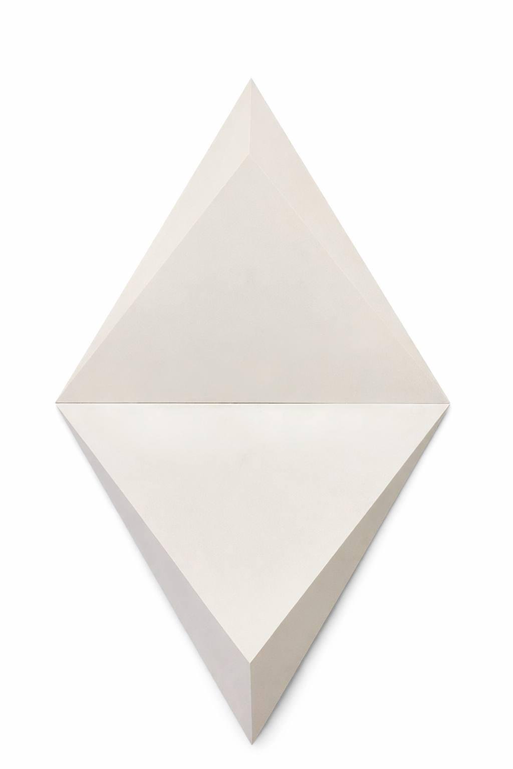 Панель для стін Сіті гіпсова 3D 50x60 см Білий