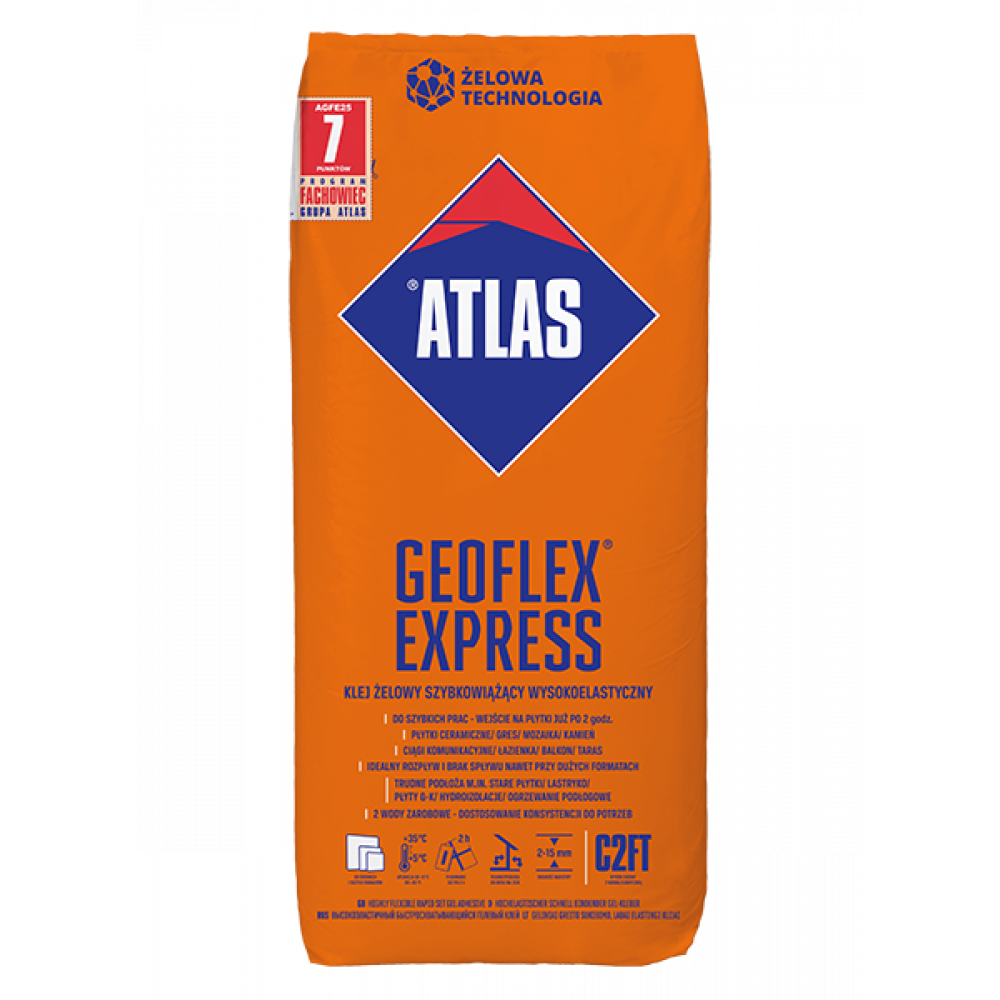 Клей для плитки Atlas Elastyk C2TE 25 кг