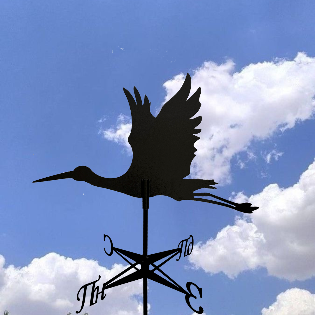 Флюгер на крышу Журавль Черный (20006627) - фото 2 Флюгер на крышу Журавль Черный (20006627) - фото 2
