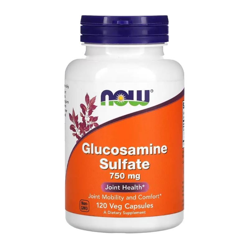 Глюкозамін NOW Glucosamine Sulfate 750 мг 120 капс. (18341-01)