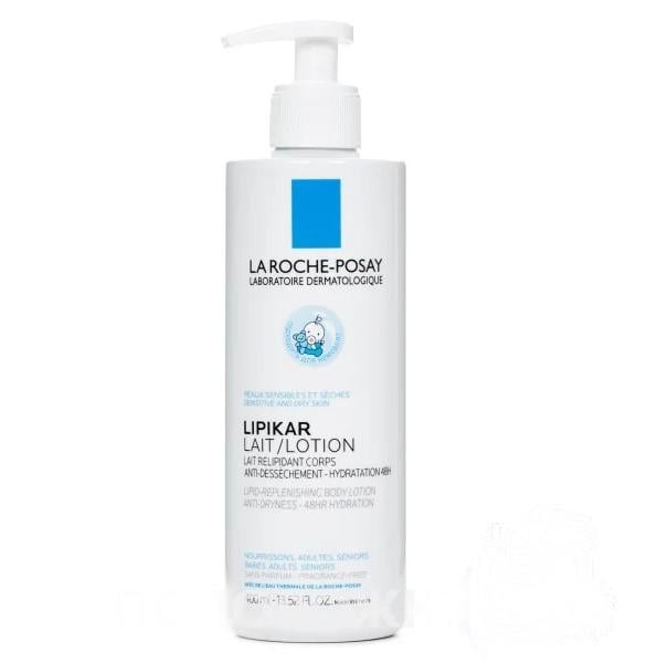 Зволожуюче молочко з народження La Roche-Posay Lipikar Lait Anti-Dryness Body Milk 400 мл