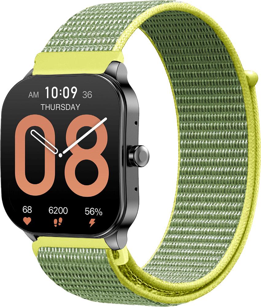 Ремешок нейлоновый Sport Loop для Amazfit Pop 3S/3R Gray/Yellow (34446-63)