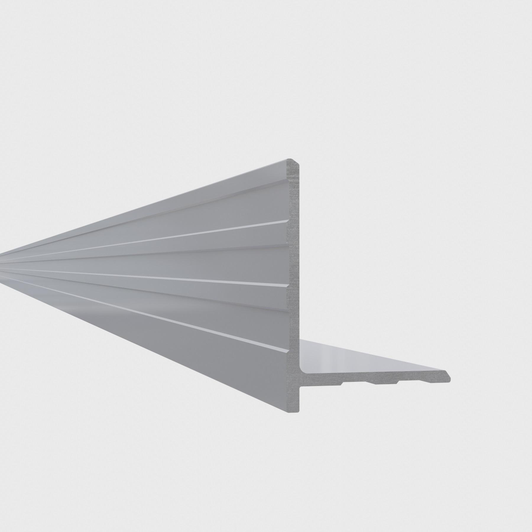 Микроплинтус алюминиевый Thinline MPV-172S 22 мм 2600 мм Серебряный (24346575) - фото 4 Микроплинтус алюминиевый Thinline MPV-172S 22 мм 2600 мм Серебряный (24346575) - фото 4