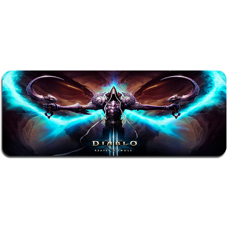 Коврик для мышки тканевый Diablo4 с боковой прошивкой 2 мм 400x900 мм (36152)
