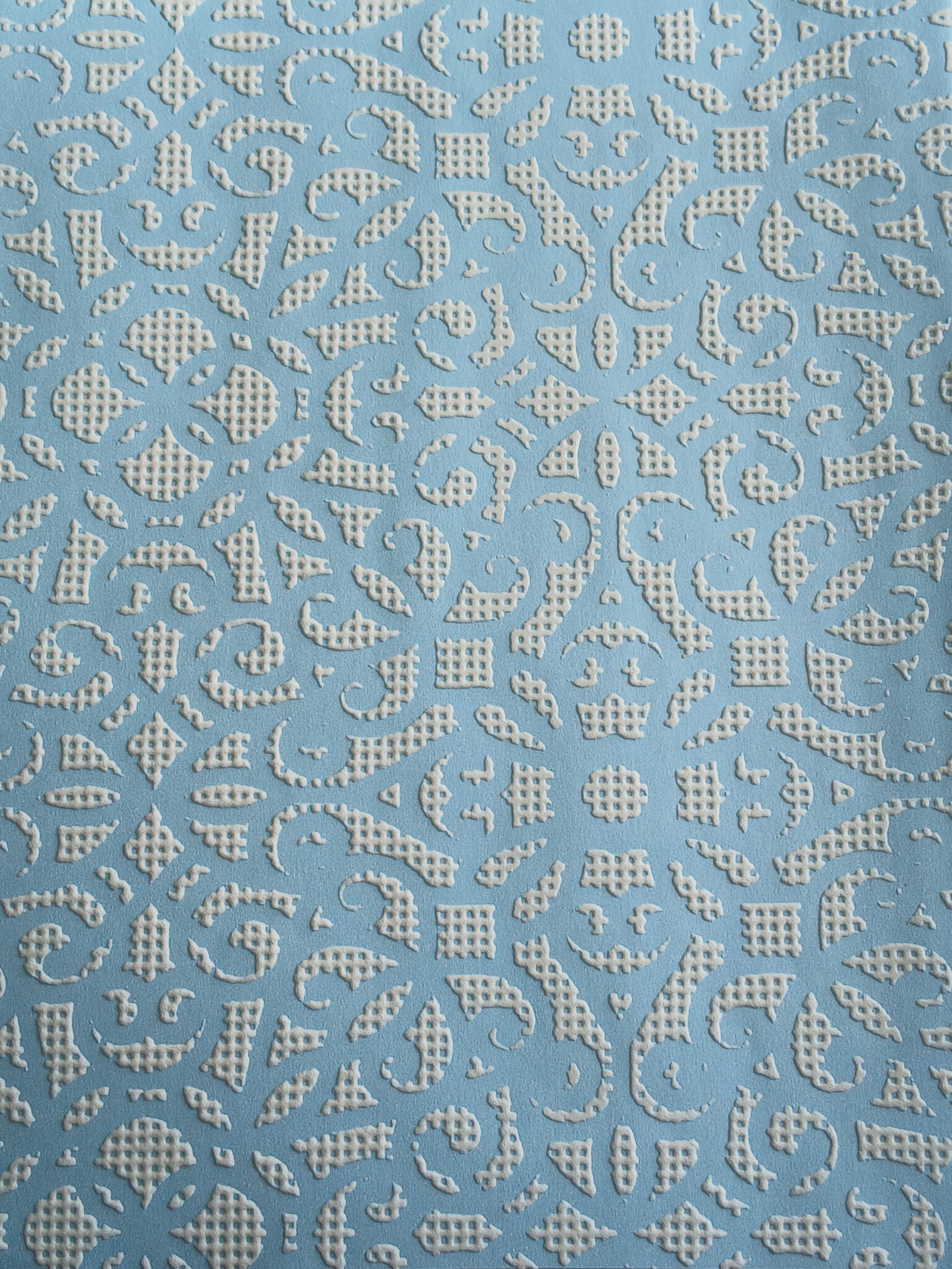 Обои виниловые CROCUS Авеню 11322 на бумажной основе 0,53 м Голубой