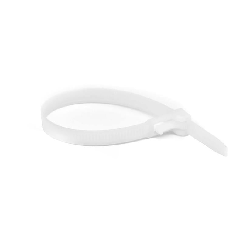 Стяжка-хомут кабельная ДКС Quadro 7,5х350 мм многоразовая полиамид 6,6 1 шт. Белый (25254)