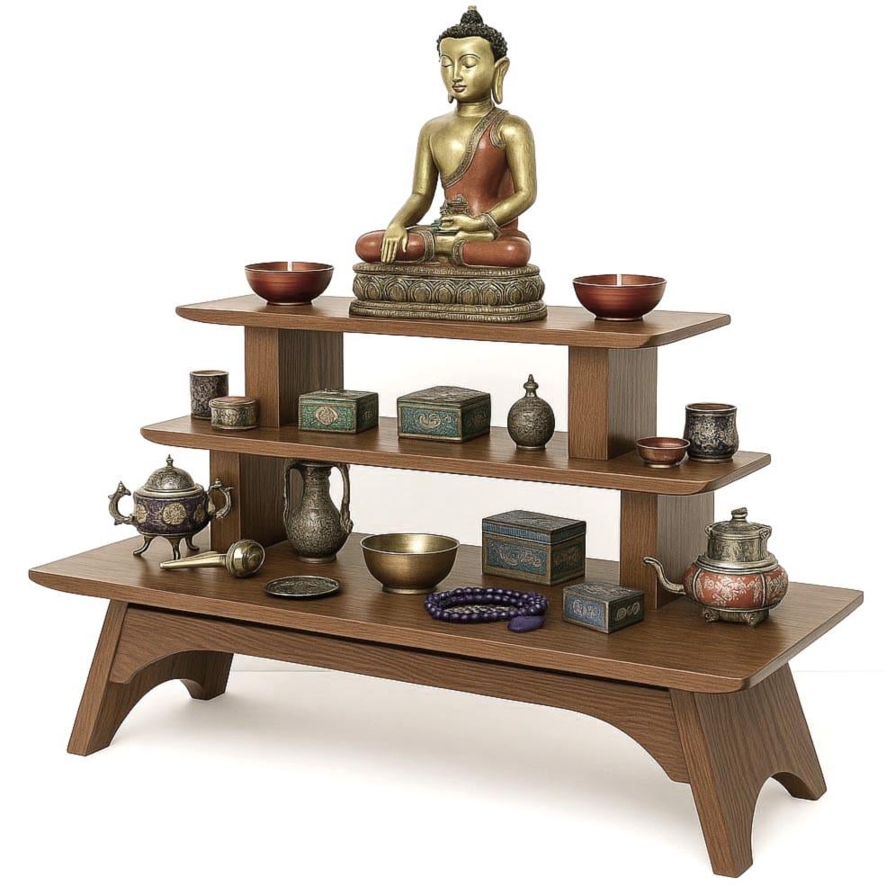 Алтарь для медитации из дерева Пиорис Корица (ЛАТ-001533)