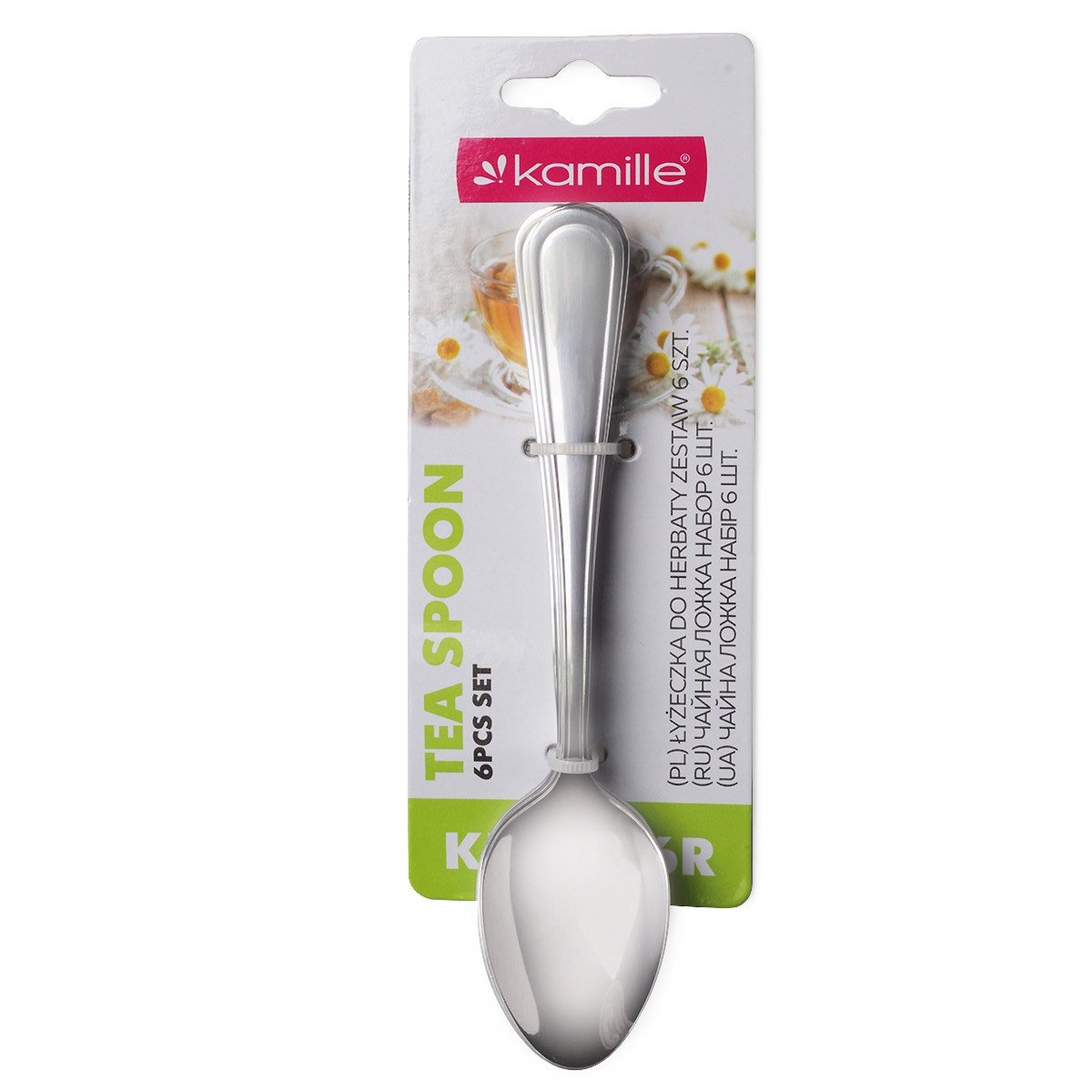 Набір столових ложок Kamille 6 пр. з нержавіючої сталі KM-5326R