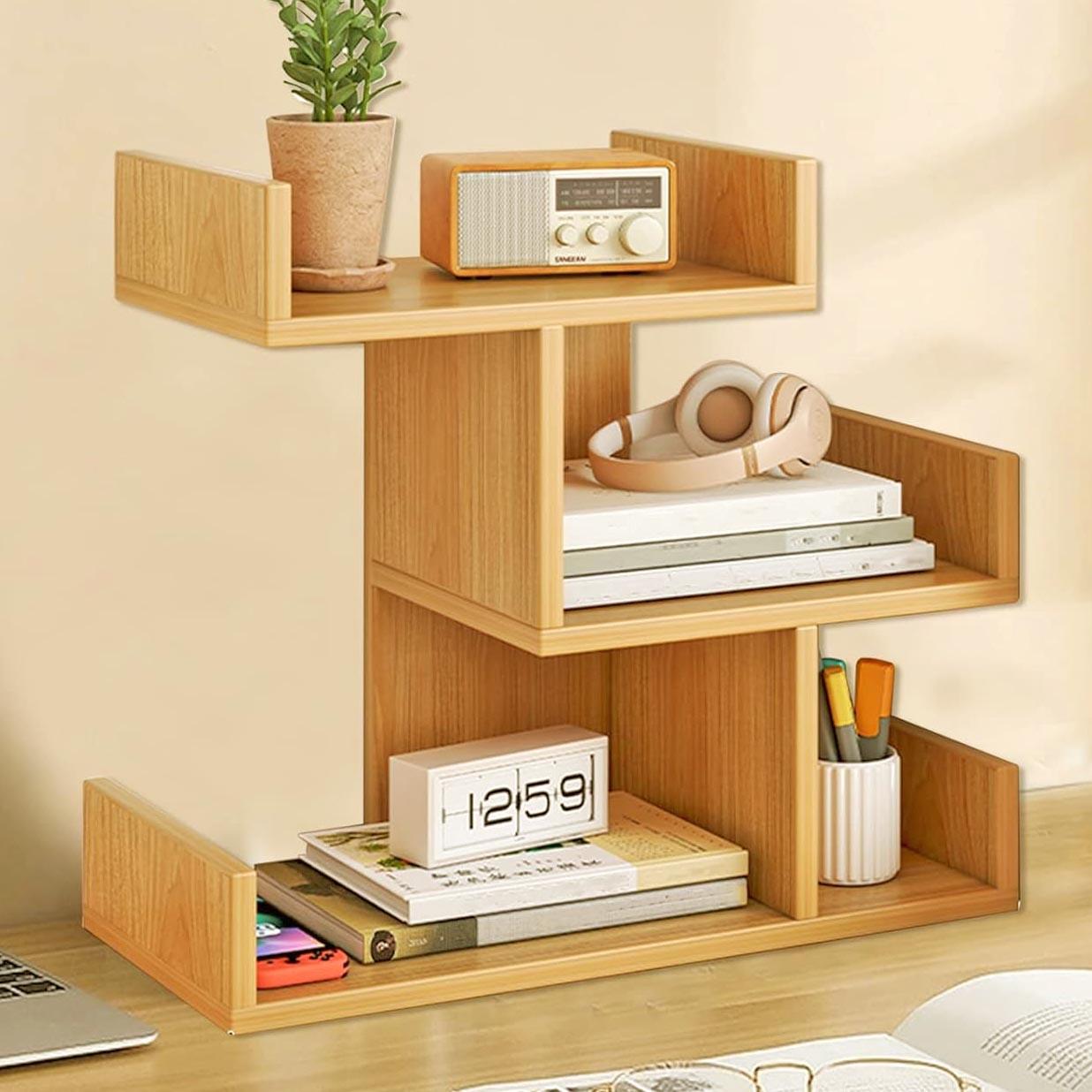 Полка книжная настольная из дерева Нерлен Карри (КПА-027003)