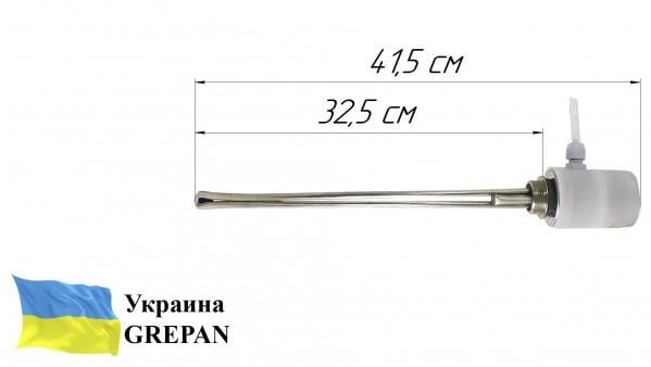 Тэн для алюминиевого радиатора Grepan 500 W 220 V 32,5 см нержавеющая сталь (bat033) - фото 6