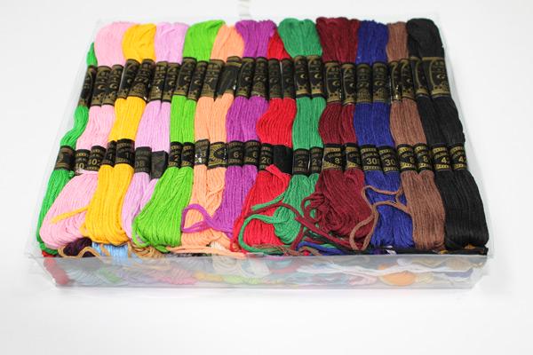 Мулине 8 м 100 шт. 50 цветов в упаковке
