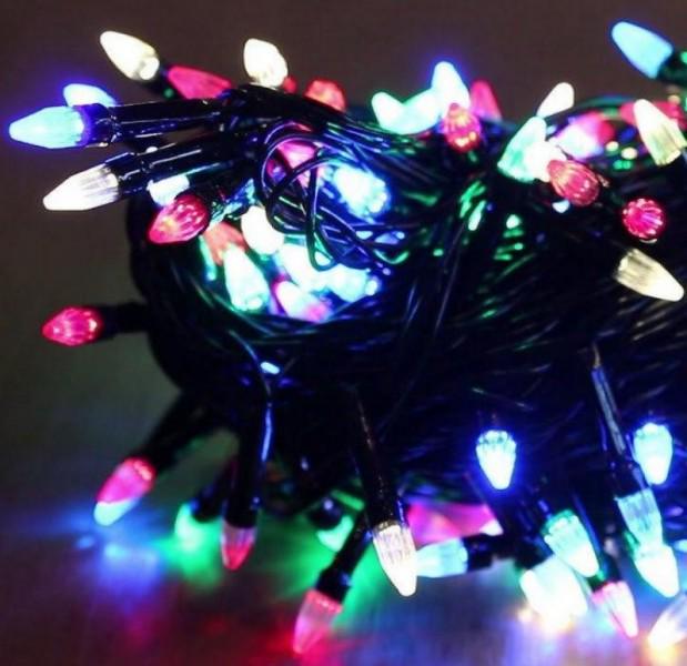 Гирлянда Gonchar Конус 100 LED черный провод Мульти (MR35807)