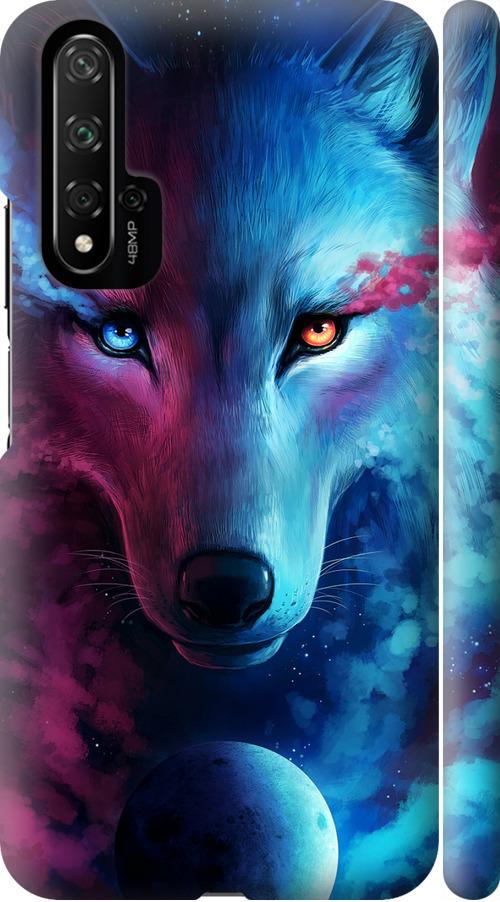 Чехол на Huawei Nova 5T Арт-волк (3999m-1833-42517) Чехол на Huawei Nova 5T Арт-волк (3999m-1833-42517)