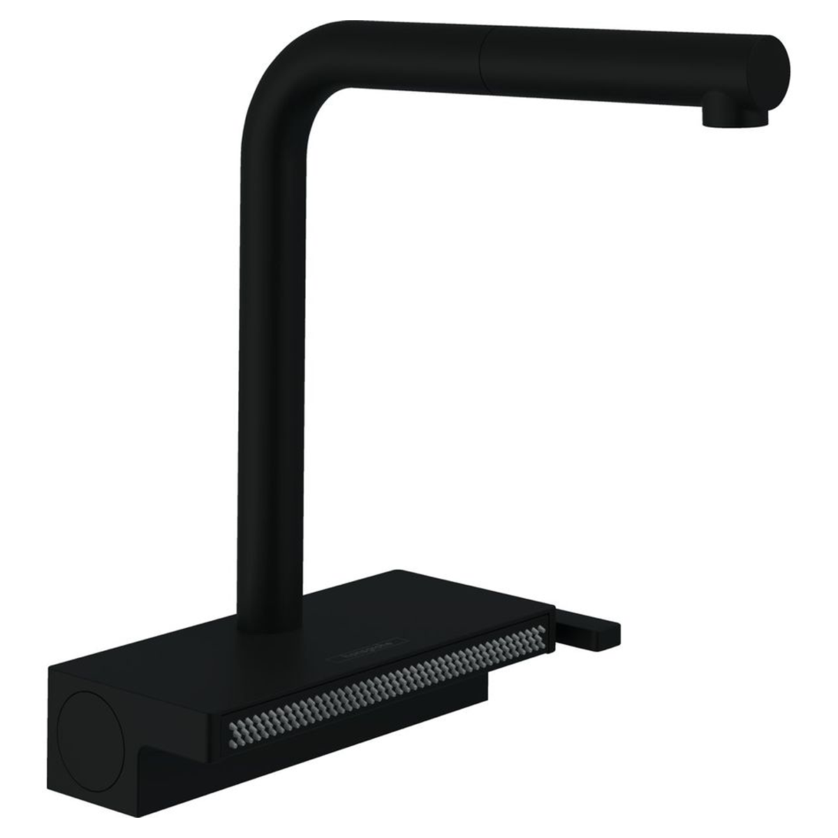 Смеситель кухонный Hansgrohe Aguno Select 250 2jet с вытяжным изливом Sbox Черный матовый (73830670)