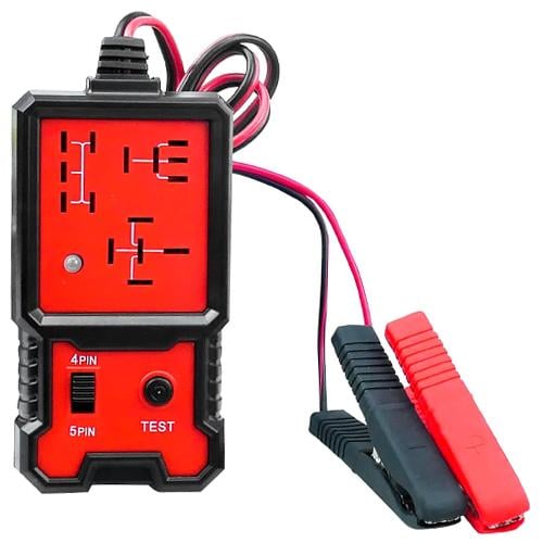 Тестер автомобільних реле електронний 11-15V 4pin 5pin з клемами живлення (957120) Тестер автомобільних реле електронний 11-15V 4pin 5pin з клемами живлення (957120)