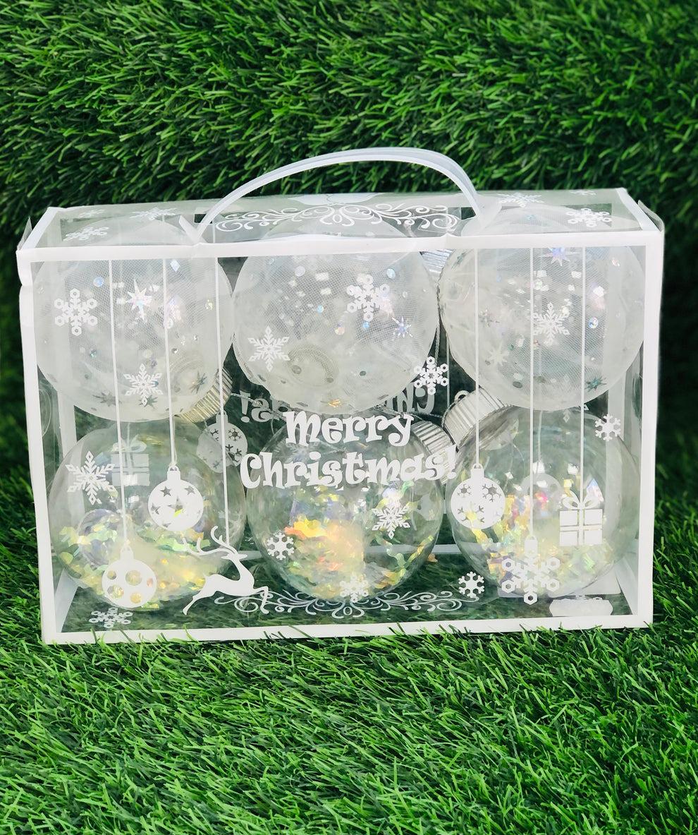 Кульки ялинкові HOME 6 шт. 8 см (R96255)