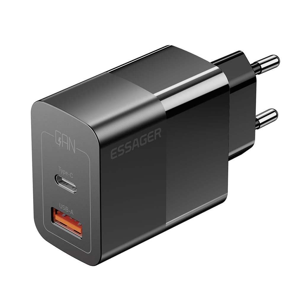 Зарядний пристрій PD USB Type-C 30 W Чорний (100201)