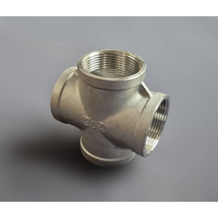 Крестовина муфтовая Ду40 нержавеющая сталь AISI304 ВР BSPP Class 150 90° 1-1/2" (29203333) - фото 10 Крестовина муфтовая Ду40 нержавеющая сталь AISI304 ВР BSPP Class 150 90° 1-1/2" (29203333) - фото 10