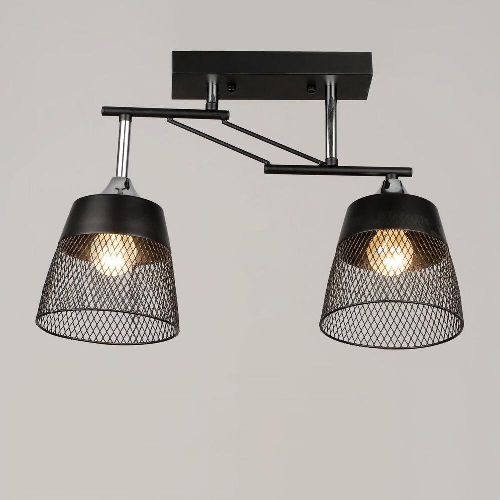 Люстра потолочная Light House SRS-20328/2 BK/CH Черный/Хром Люстра потолочная Light House SRS-20328/2 BK/CH Черный/Хром