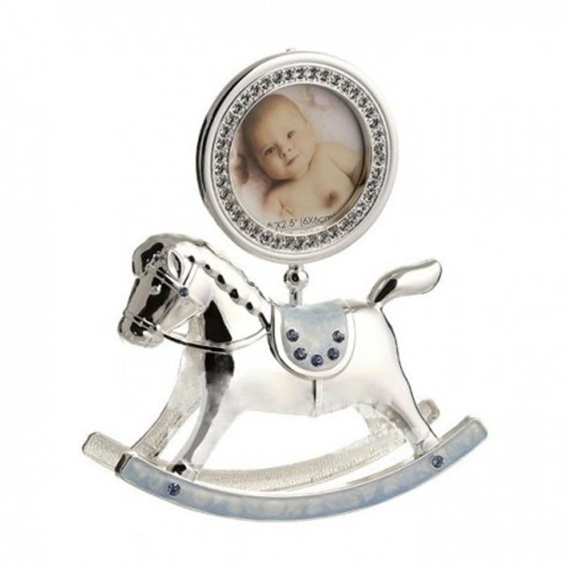 Фоторамка детская Лошадка 15х18 см Голубой (473-3184)