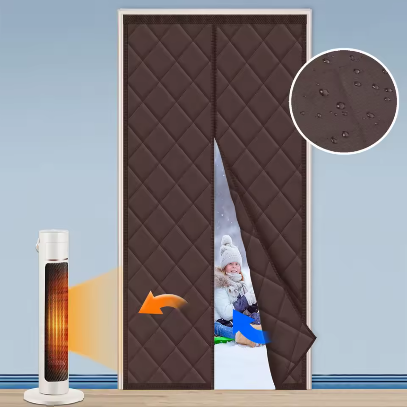 Шторы для дверей на магнитах 1х2,1 м (29371522) - фото 2 Шторы для дверей на магнитах 1х2,1 м (29371522) - фото 2