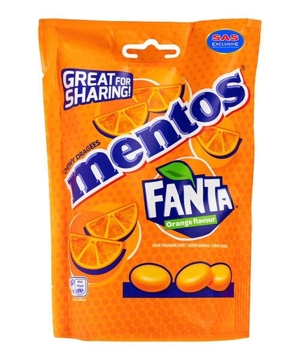 Драже жевательное Mentos Orange Апельсин 160 г