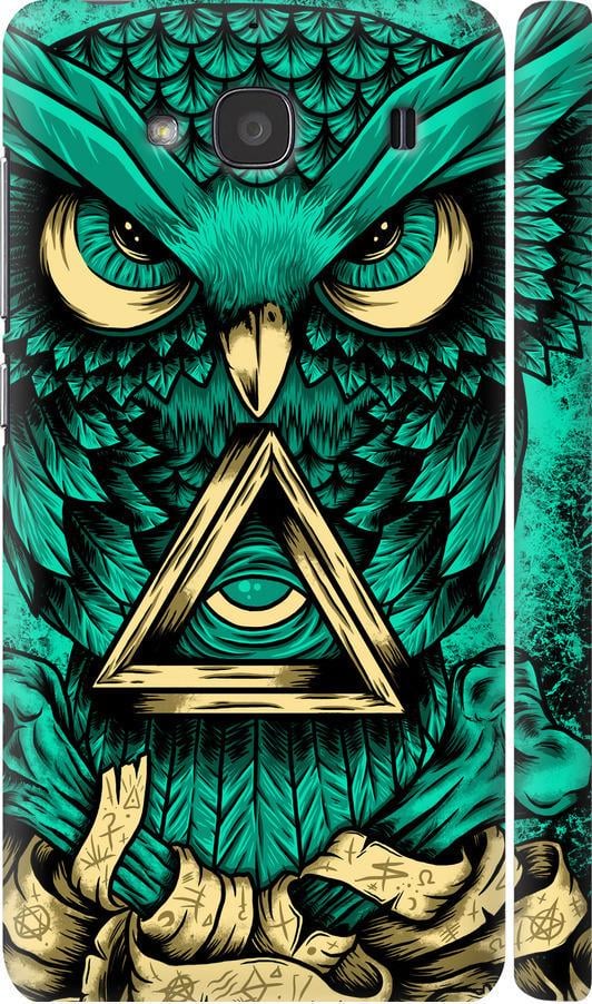 Чехол на Xiaomi Redmi 2 Сова Арт-тату (3971m-98-42517)