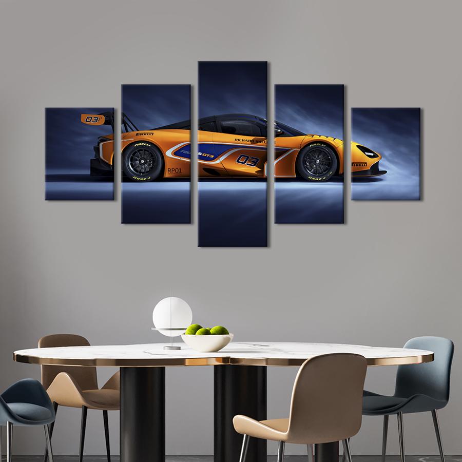 Картина на холсте Потрясающий спорткар McLaren 162x80 см (1352-52)
