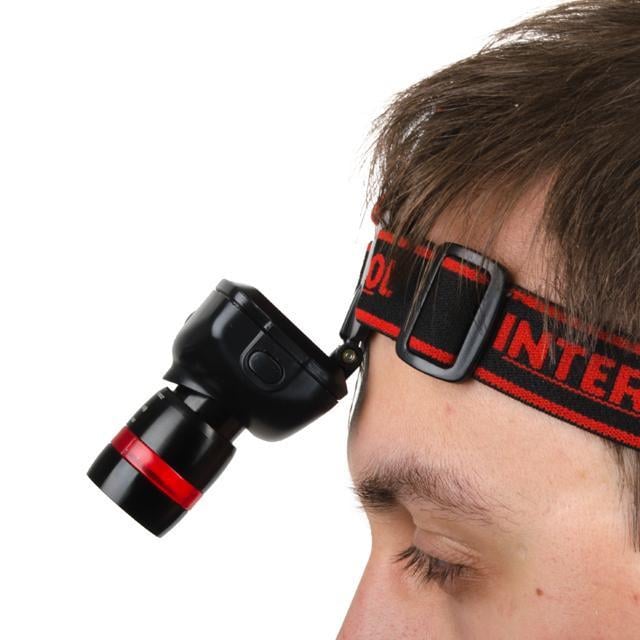 Ліхтар налобний світлодіодний Intertool LB-0303 3 Вт батарейки 3 ААА. - фото 9 Ліхтар налобний світлодіодний Intertool LB-0303 3 Вт батарейки 3 ААА. - фото 9