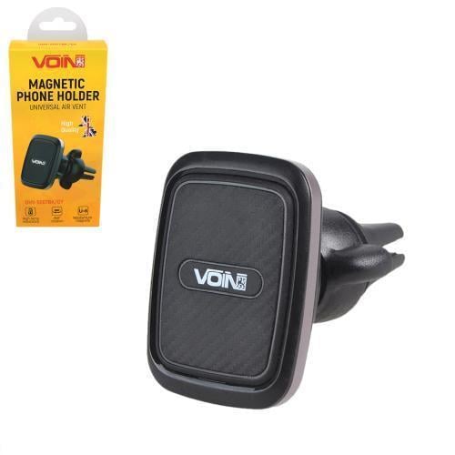 Держатель мобильного телефона VOIN UHV-5007BK/GY магнитный на дефлектор