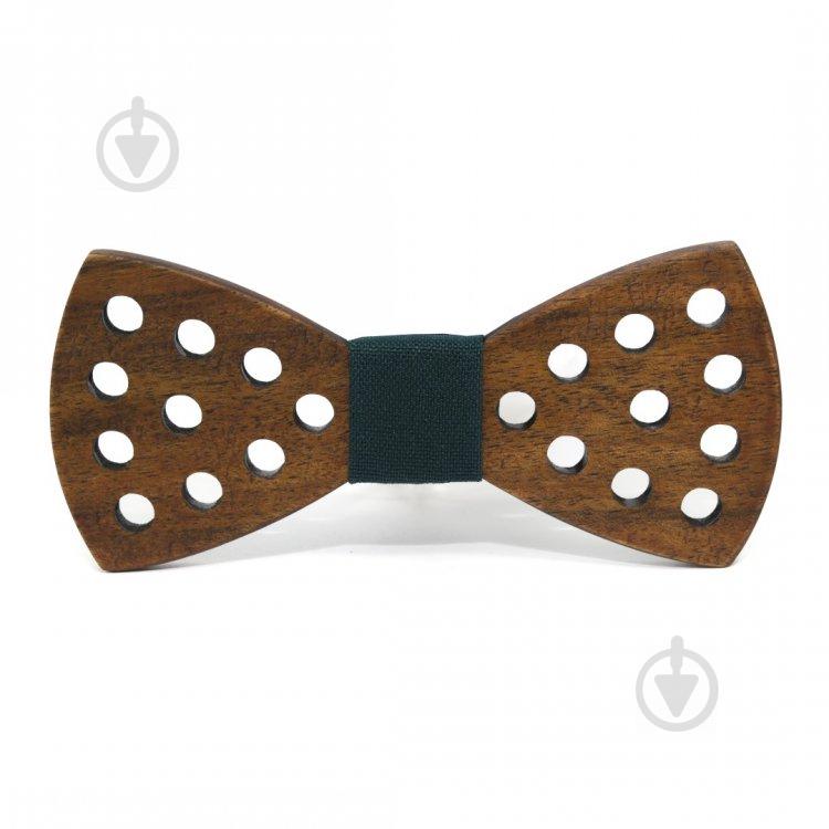 Деревянная Бабочка Gofin wood Классическая С отверстиями GBDH-8403