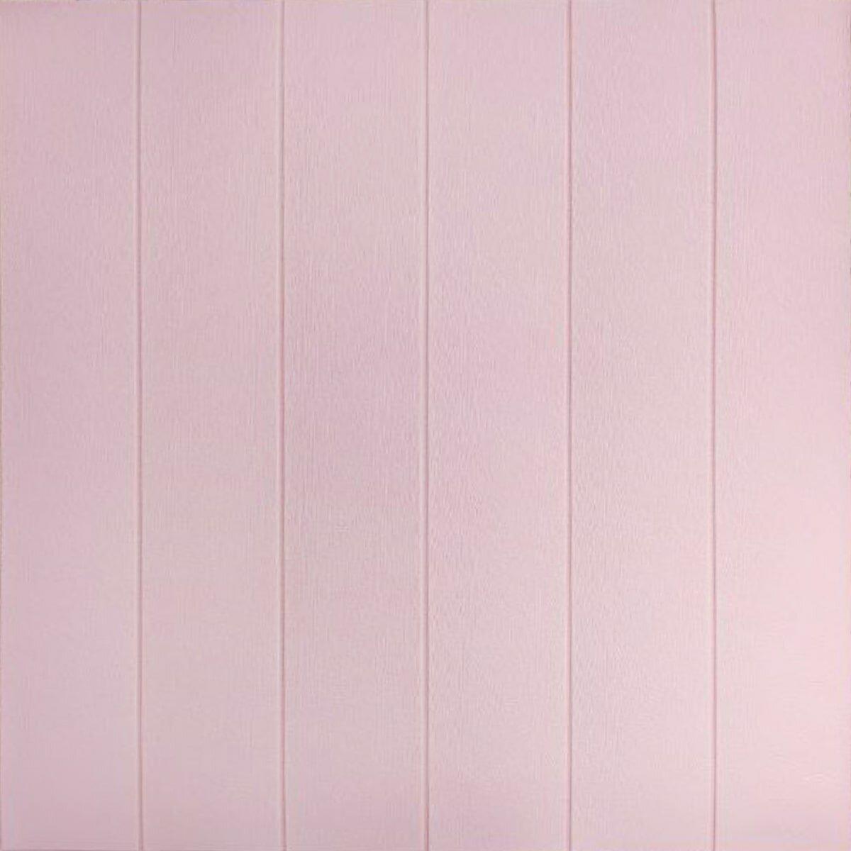 3D-панель Sticker Wall SW-00001384 самоклеящаяся 700x700x4 мм Розовый (991943463)
