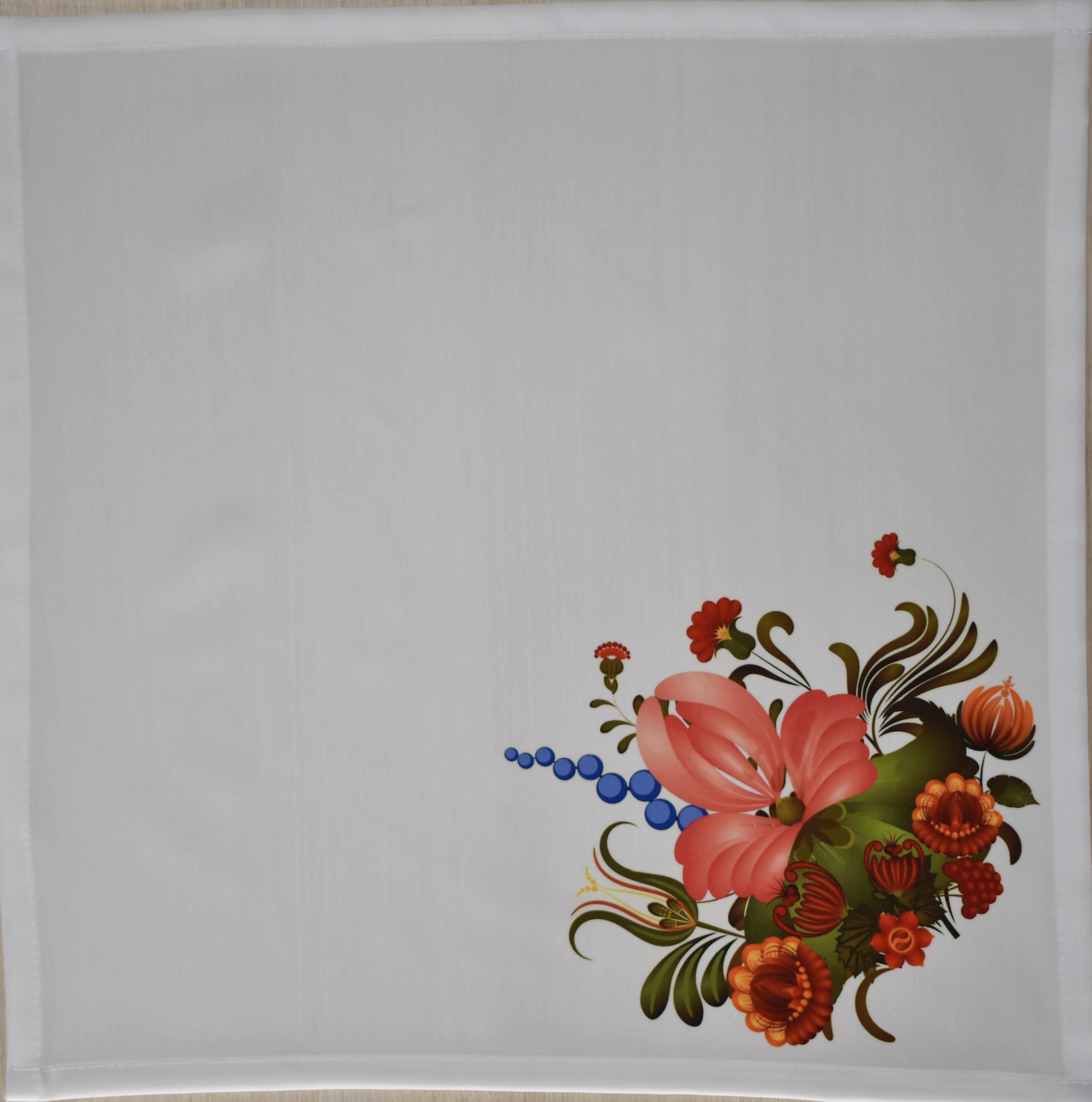 Набор салфетки тканевые "Орнамент" №3, 4 шт, 40х40см, Белый (33187) Набор салфетки тканевые "Орнамент" №3, 4 шт, 40х40см, Белый (33187)