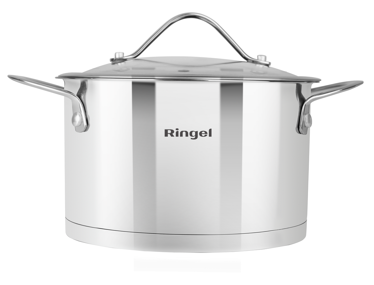 Каструля RINGEL Grey Line з кришкою з нержавіючої сталі 5,5 л 24 см (RG-2022-24) - фото 2 Каструля RINGEL Grey Line з кришкою з нержавіючої сталі 5,5 л 24 см (RG-2022-24) - фото 2