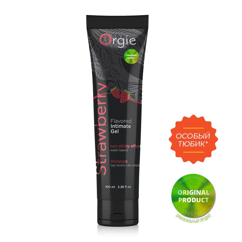 Лубрикант съедобный Orgie LUBE TUBE клубника 100 мл - фото 2
