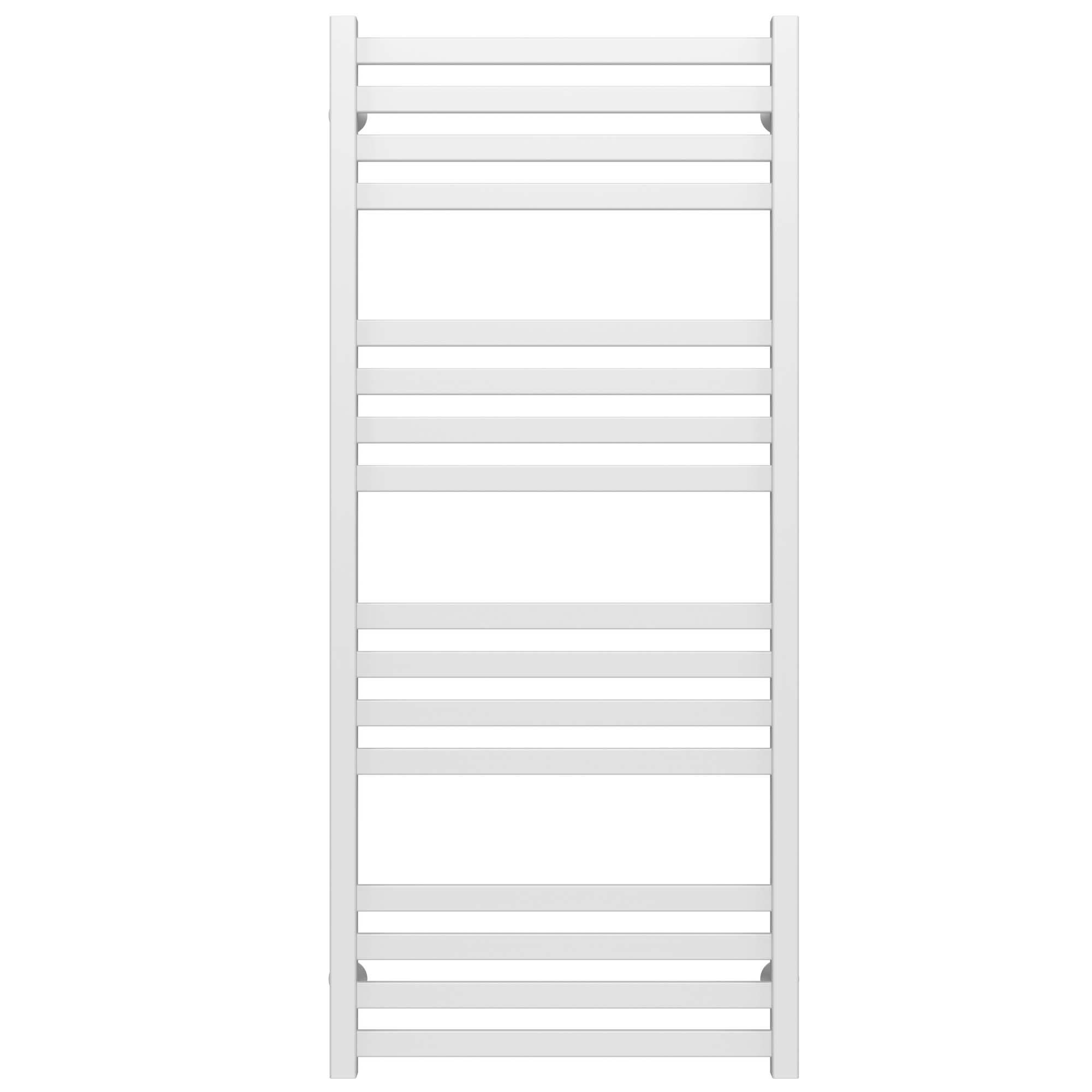 Полотенцесушитель водяной Deffi Magnus П16 боковое левое подключение нержавеющая сталь 600х1200 мм Белый (A.MA.120.60.16.W.B)