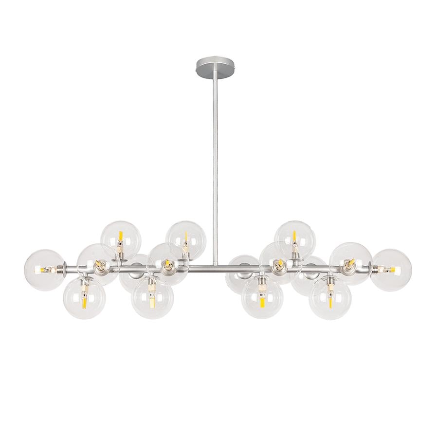 Люстра молекула потолочная Levistella 7841020-16 GAB/CL S плафоны прозрачные Серебряный