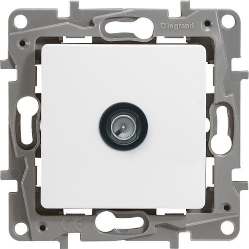 Розетка TV проходная Legrand 672263 Etika пластиковая для врезного монтажа Белый