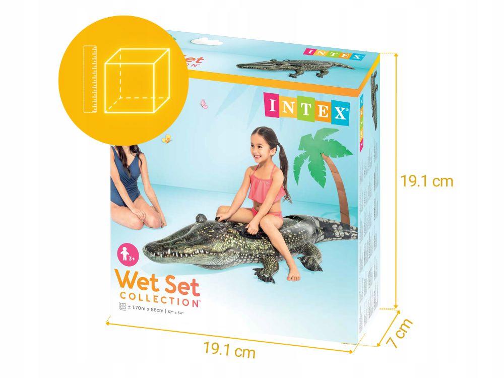 Пліт надувний Intex 57551 Алігатор 170х86 см (414719) - фото 9