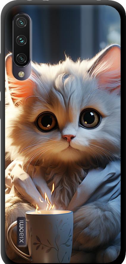 Чехол на Xiaomi Mi A3 White cat (5646b-1737-42517) Чехол на Xiaomi Mi A3 White cat (5646b-1737-42517)