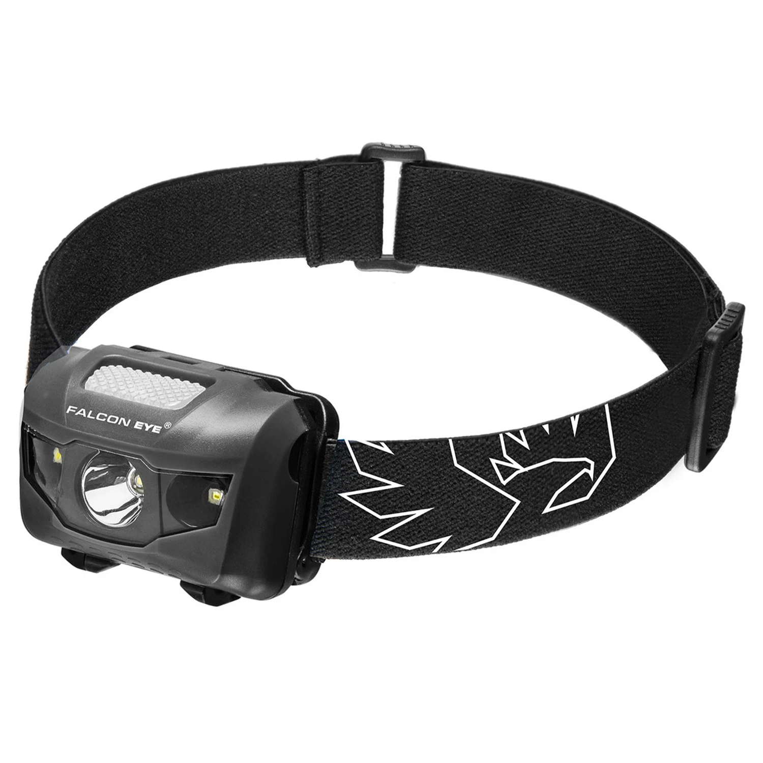 Фонарь налобный Falcon Eye Orion 160 Лм белый/красный/зеленый LED Серый (966061)