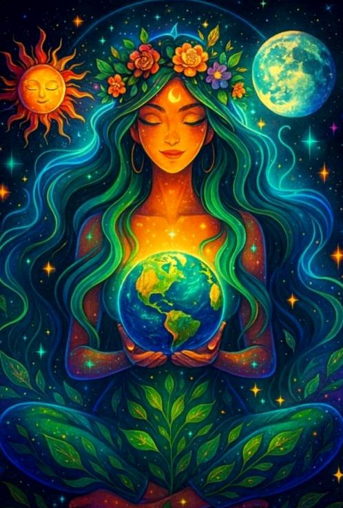 Алмазна мозаїка Гармонія повна викладка квадратні камені без підрамника 40х60 см